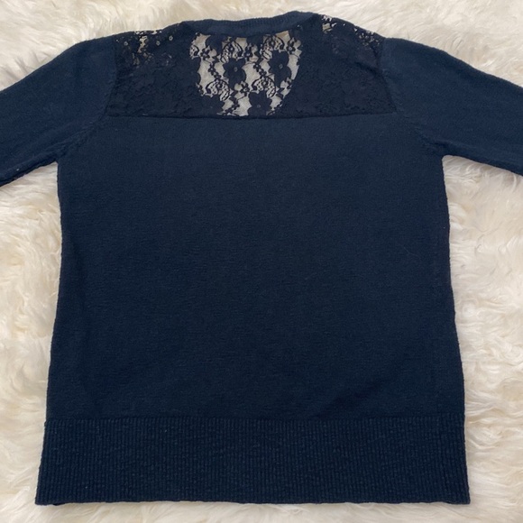 Kidpik Girls Ribbed Long Sleeve Top in Black. M - Picture 7 of 10